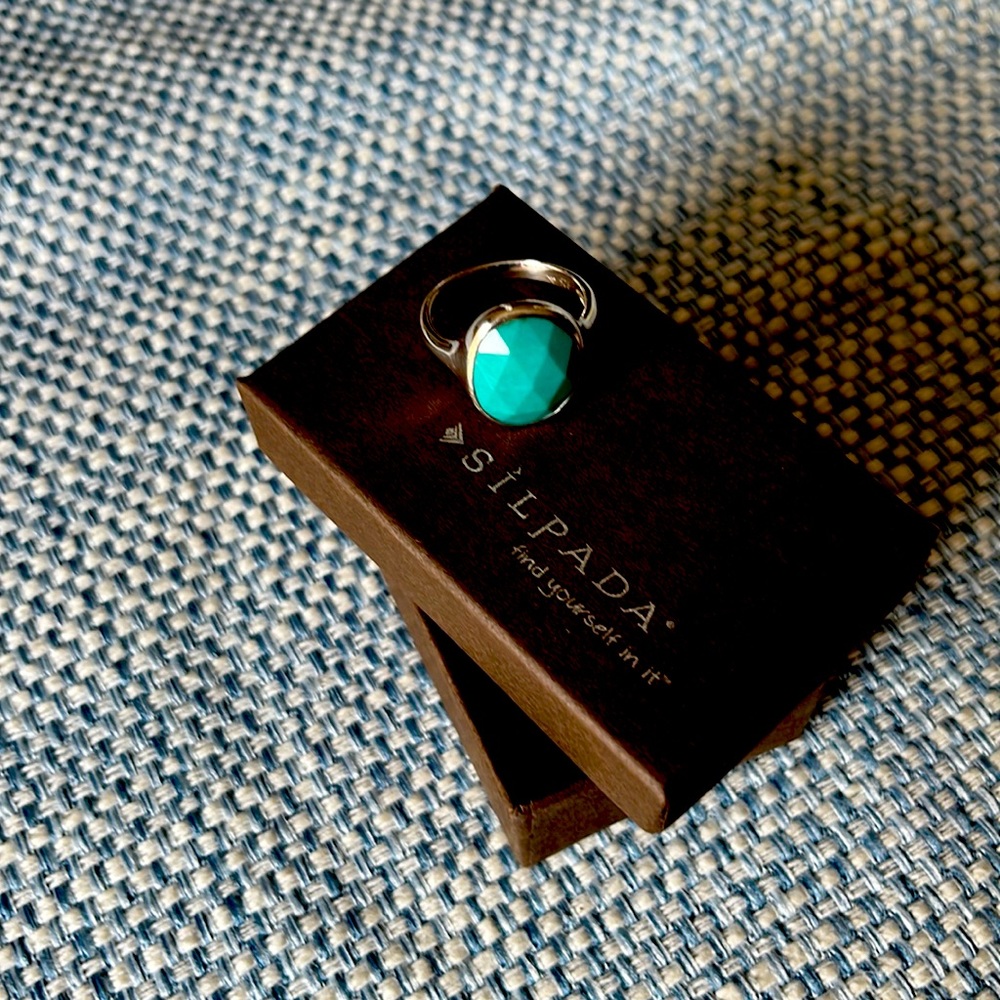 Silpada silver and Turquoise ring